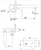 OMNIRES Bateria umywalkowa podtynkowa SACRAMENTO chrom/biały SC2315CRB